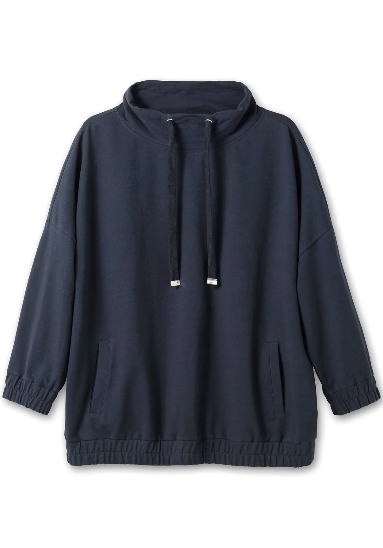 Sweatshirt mit Stehkragen und Tunnelzug<sheego New