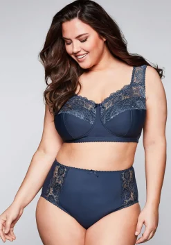 Taillenslip mit transparenter Spitze<sheego Outlet