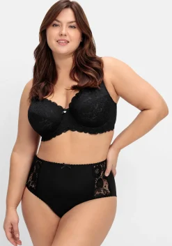 Taillenslip mit transparenter Spitze<sheego Sale