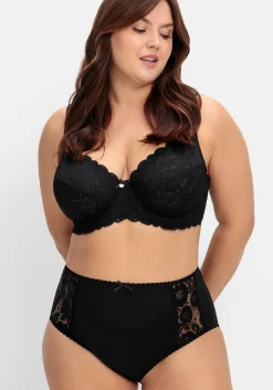 Taillenslip mit transparenter Spitze<sheego Sale