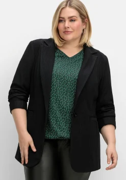 Taillierter Blazer in Ottoman-Rippstruktur<sheego Online