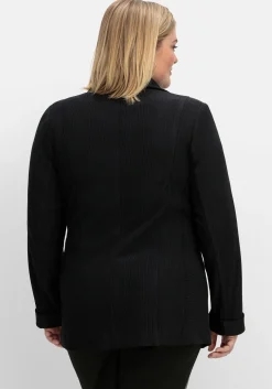 Taillierter Blazer in Ottoman-Rippstruktur<sheego Online