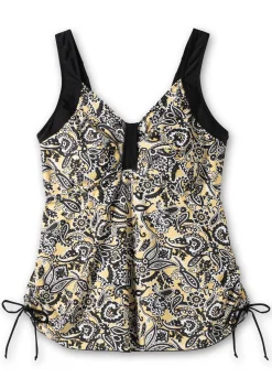 Tankini-Oberteil im Paisleymuster, mit Raffung seitlich<sheego New