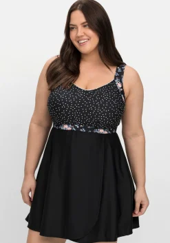 Tankini-Oberteil in ausgestellter Longform<sheego Sale
