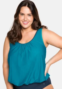 Tankini-Oberteil in Oversized-Form, elastischer Bund<sheego New