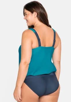 Tankini-Oberteil in Oversized-Form, elastischer Bund<sheego New
