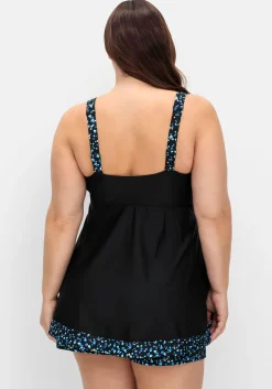 Tankini-Top in Longform, mit Pünktchenprint<sheego New