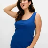 Tanktop aus Baumwolle, mit Rundhalsausschnitt<sheego Outlet