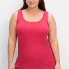Tanktop aus Baumwolle, mit Rundhalsausschnitt<sheego Best