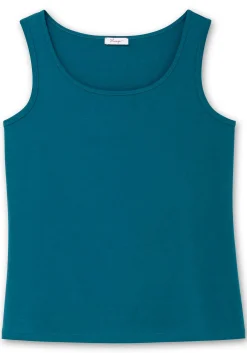 Tanktop aus Baumwolle, mit Rundhalsausschnitt<sheego Online