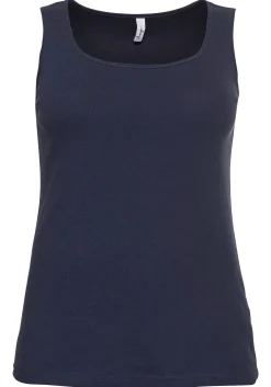 Tanktop aus Baumwolle, mit Rundhalsausschnitt<sheego Best
