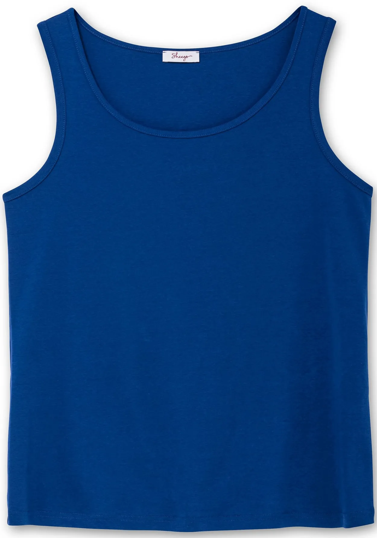 Tanktop aus Baumwolle, mit Rundhalsausschnitt<sheego Outlet