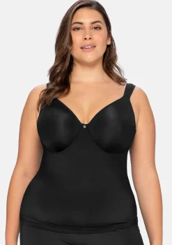 Top aus Microfaser, mit integriertem Bügel-BH<sheego Discount