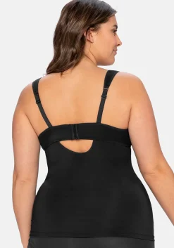 Top aus Microfaser, mit integriertem Bügel-BH<sheego Discount