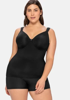 Top aus Microfaser, mit integriertem Bügel-BH<sheego Discount