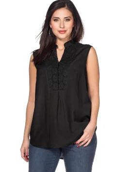 Top mit dekorativem Spitzenbesatz<sheego by Joe Browns Clearance