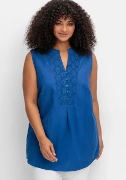 Top mit dekorativem Spitzenbesatz<sheego by Joe Browns Hot