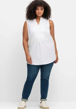 Top mit dekorativem Spitzenbesatz<sheego by Joe Browns New