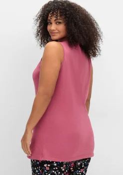 Top mit leichter Raffung und Cut-out am Ausschnitt<sheego Outlet