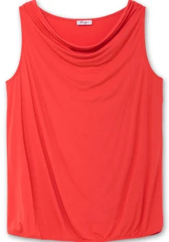 Top mit Wasserfallkragen und Gummibund<sheego New