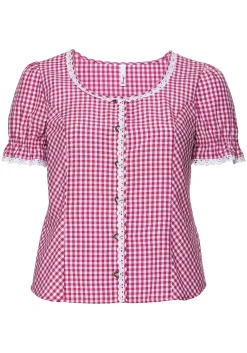 Trachtenbluse mit typischem Trachtenkaro<sheego Fashion