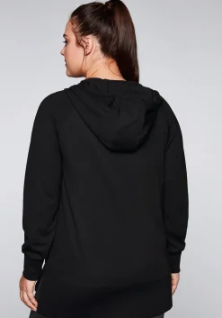 Trainingsjacke mit Kapuze, aus Sweat<sheego Discount