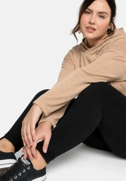 Treggings mit Schlupfbund und Gürtelschlaufen<sheego Online