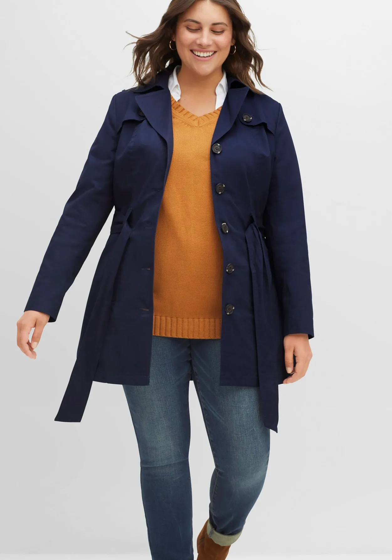 Trenchcoat in Kurzform<sheego Discount