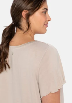 T-Shirt mit Flügelärmeln, aus Viskosejersey<sheego Online
