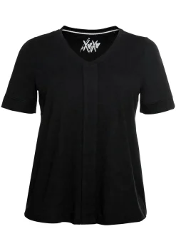 T-Shirt mit gesteppter Falte vorn, aus Jersey<sheego Best