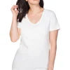 T-Shirt mit V-Ausschnitt<sheego Clearance