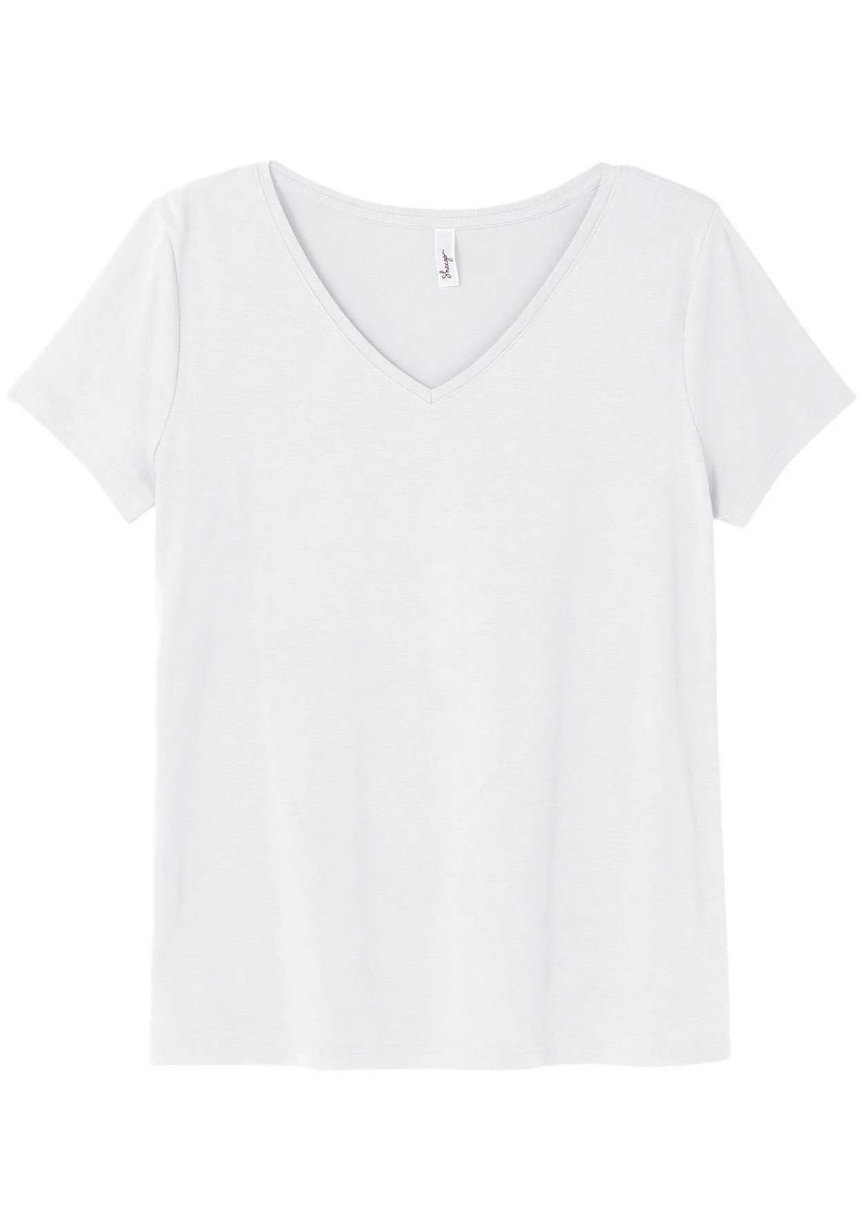 T-Shirt mit V-Ausschnitt<sheego Clearance