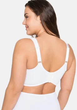 T-Shirt-BH mit Spitze und nahtlosen Cups<sheego Outlet