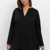 Tunika im Lagenlook aus Chiffon und Jersey<sheego Discount