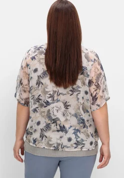 Tunika im Lagenlook, mit Paillettensaum<sheego Best