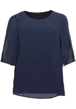 Tunika im Layerlook mit Chiffon<sheego Sale