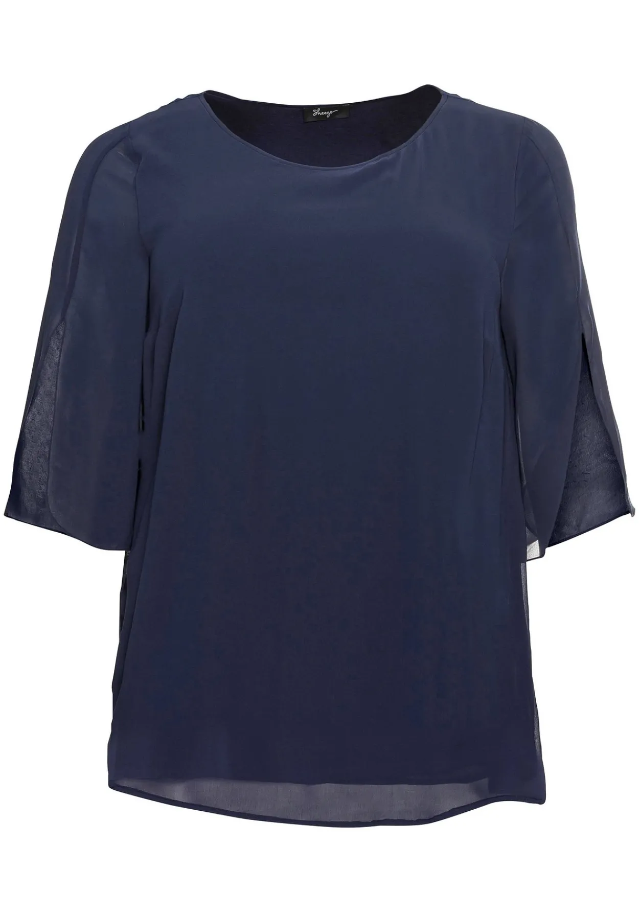 Tunika im Layerlook mit Chiffon<sheego Sale