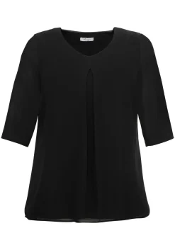 Tunika im Layerlook, mit Chiffon<sheego Sale