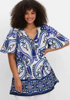 Tunika in A-Linie, im Mustermix, mit Flügelärmeln<sheego by Joe Browns Fashion