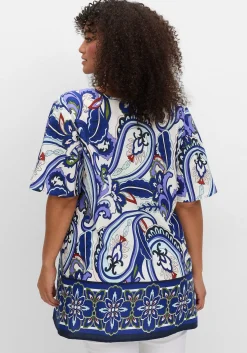 Tunika in A-Linie, im Mustermix, mit Flügelärmeln<sheego by Joe Browns Fashion