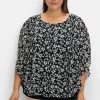 Tunika in Layeroptik, mit Blumenprint<sheego New