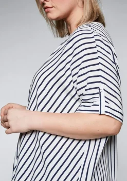 Tunika in Oversized-Form mit Streifen<sheego Online
