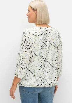 Tunika in Schlupfform, mit Blumenprint<sheego Online