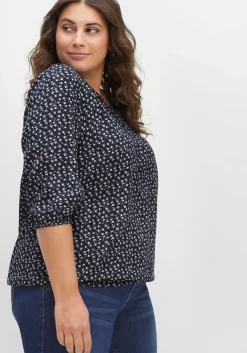 Tunika in Schlupfform, mit Blumenprint<sheego Best