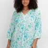 Tunika mit Alloverdruck und 3/4-Arm<sheego Clearance