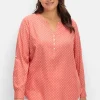 Tunika mit Alloverdruck und Krempelärmeln<sheego x Collection L. Clearance
