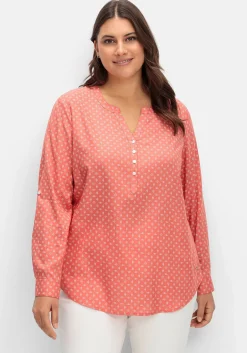 Tunika mit Alloverdruck und Krempelärmeln<sheego x Collection L. Clearance