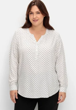 Tunika mit Alloverdruck und Krempelärmeln<sheego x Collection L. Sale