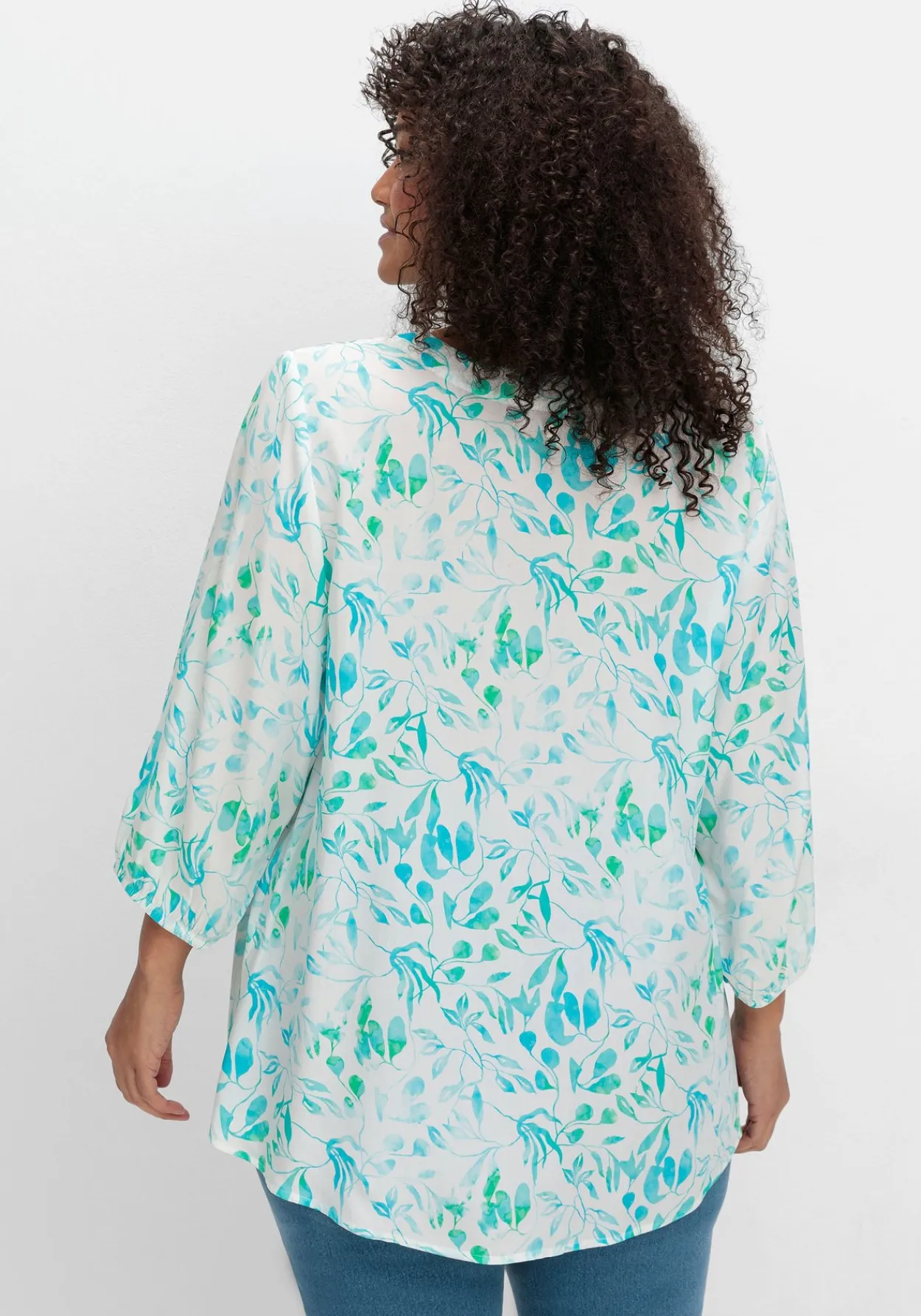 Tunika mit Alloverdruck und 3/4-Arm<sheego Clearance