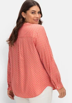 Tunika mit Alloverdruck und Krempelärmeln<sheego x Collection L. Clearance